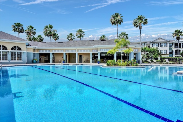 view of pool