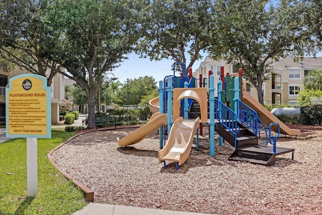 view of communal playground