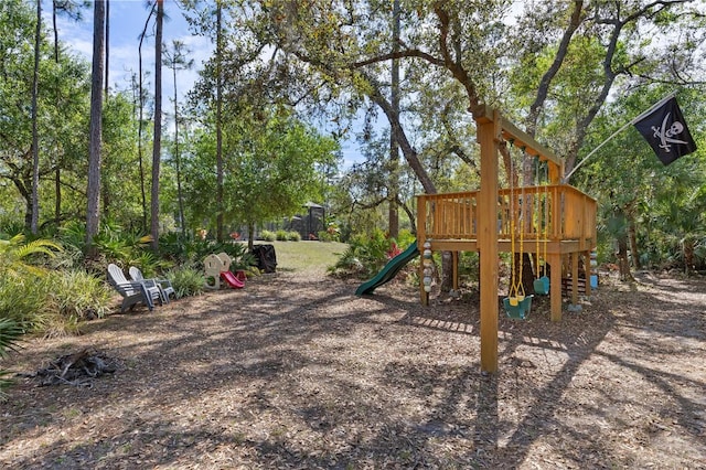 view of playground