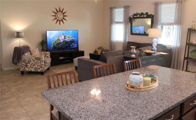 4110 Arlington Ridge Blvd, Leesburg, FL 34748 - dining area with light tile patterned flooring