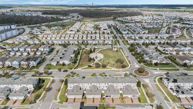 bird's eye view featuring a residential view