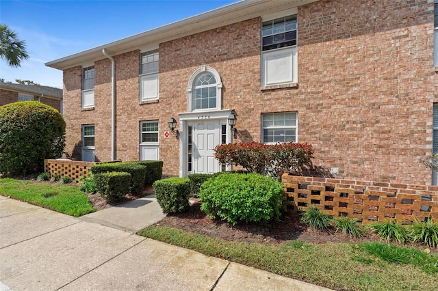 multi unit property with brick siding