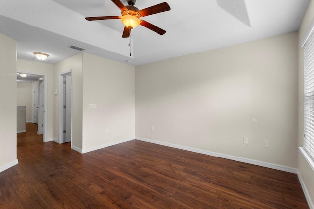 2015 Shalimar Loop, Sanford, FL 32773 - spare room with wood finished floors, a ceiling fan, baseboards, and plenty of natural light