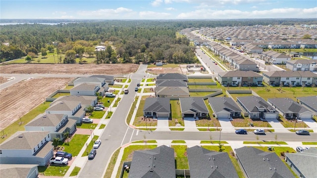 bird's eye view featuring a residential view