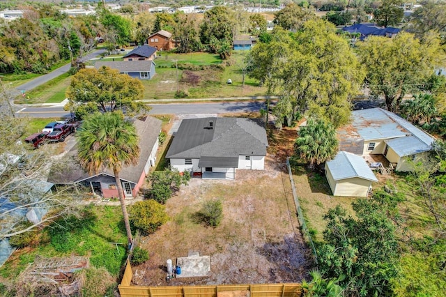 drone / aerial view featuring a residential view