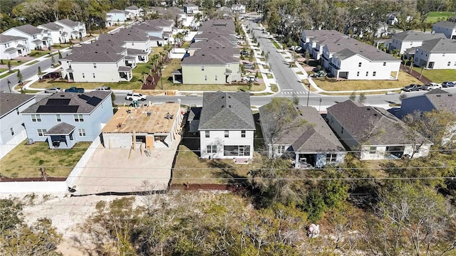 aerial view featuring a residential view