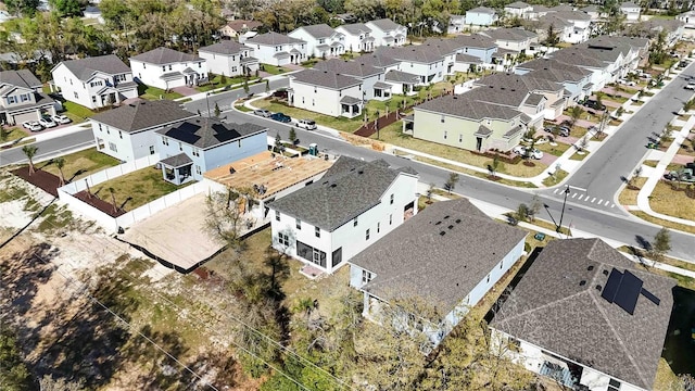 birds eye view of property featuring a residential view