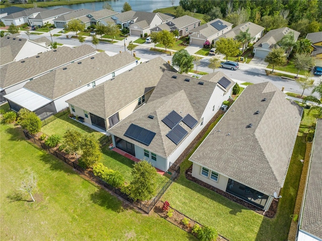 birds eye view of property featuring a residential view