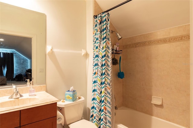 2161 Snow Rd, Orlando, FL 32814 - full bath featuring toilet, shower / tub combo, and vanity
