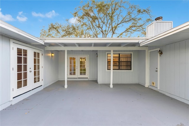 view of patio / terrace with french doors