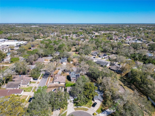 birds eye view of property featuring a residential view