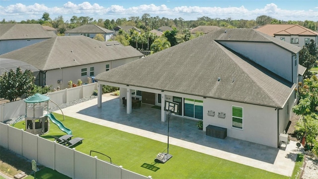 birds eye view of property featuring a residential view