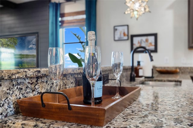 kitchen featuring a sink