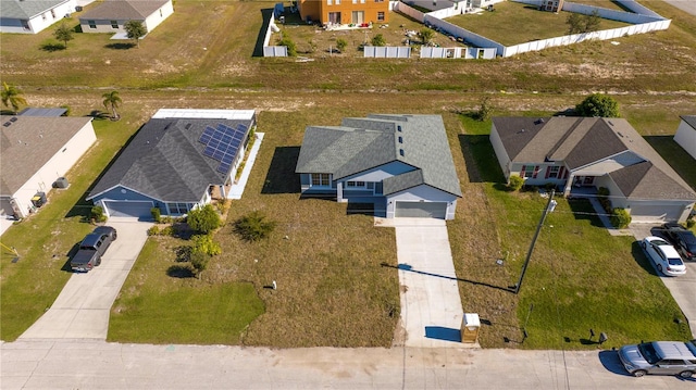 birds eye view of property featuring a residential view