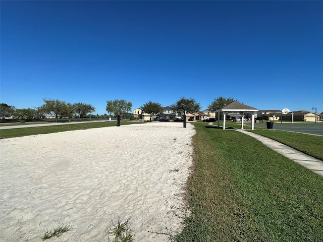 view of road featuring sidewalks