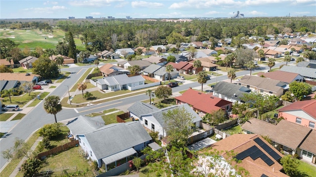 drone / aerial view featuring a residential view