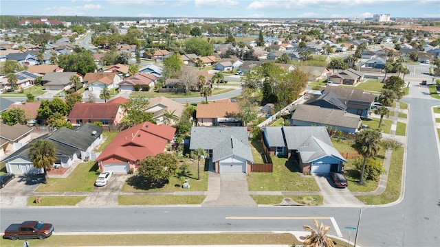 bird's eye view featuring a residential view