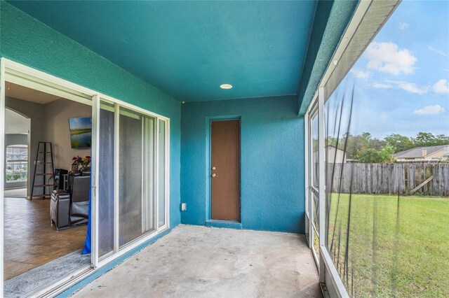 2851 Stonewood Cir, Lakeland, FL 33810 - unfurnished sunroom with arched walkways