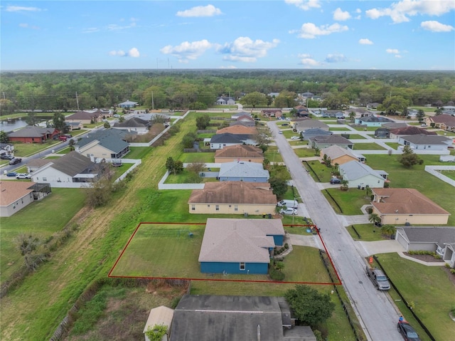 2851 Stonewood Cir, Lakeland, FL 33810 - bird's eye view featuring a residential view