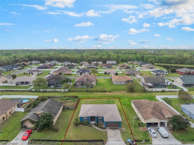 2851 Stonewood Cir, Lakeland, FL 33810 - birds eye view of property featuring a residential view