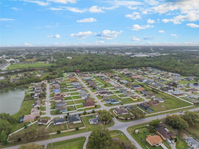 2851 Stonewood Cir, Lakeland, FL 33810 - aerial view featuring a residential view and a water view