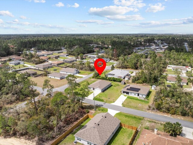 2925 SW 172nd Lane Rd, Ocala, FL 34473 - bird's eye view featuring a residential view