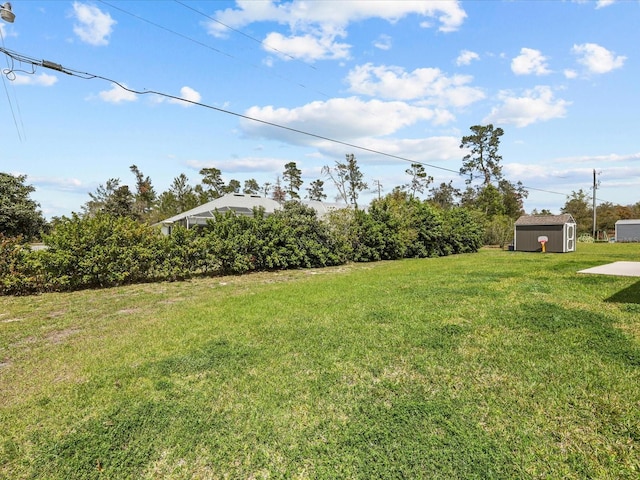 2925 SW 172nd Lane Rd, Ocala, FL 34473 - view of yard with an outbuilding and a storage shed