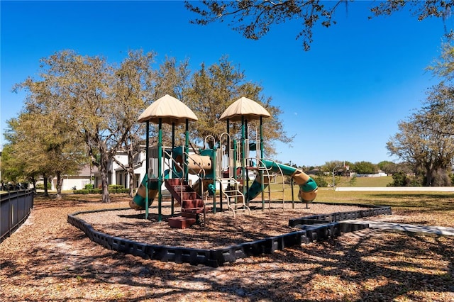 view of communal playground