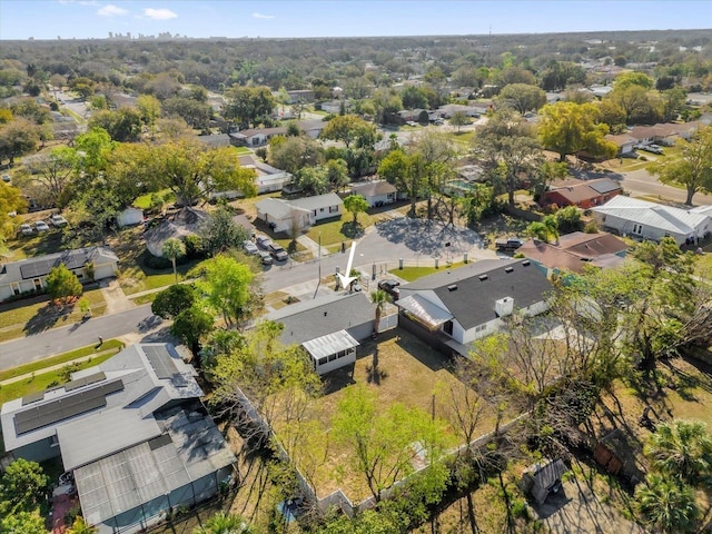 bird's eye view featuring a residential view