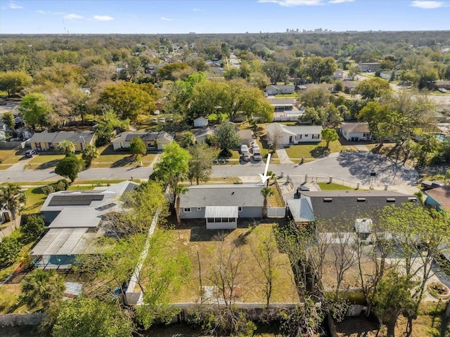 birds eye view of property featuring a residential view