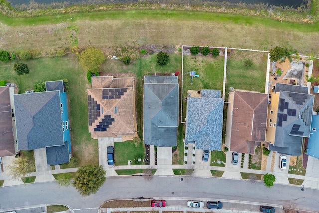 bird's eye view featuring a residential view