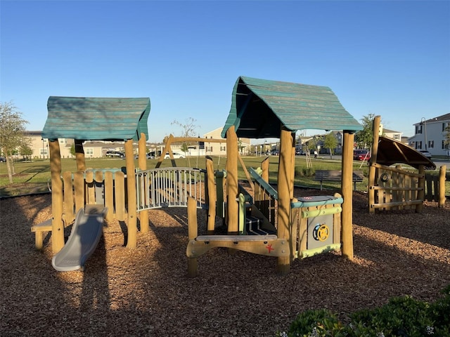 view of communal playground