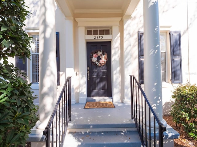 view of property entrance