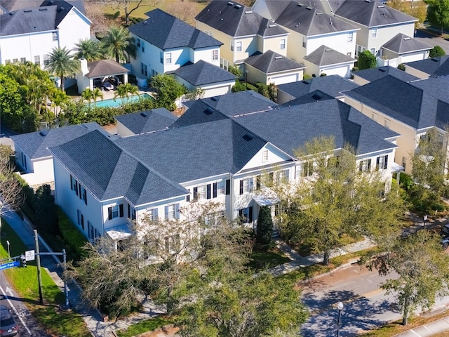 bird's eye view featuring a residential view