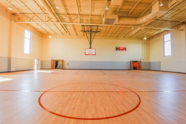 view of basketball court featuring community basketball court