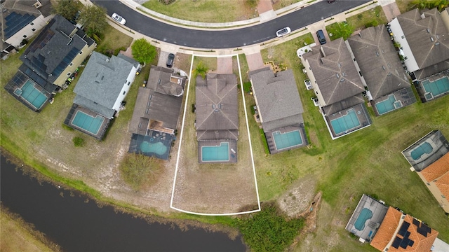 bird's eye view featuring a residential view