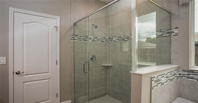 full bath with a stall shower