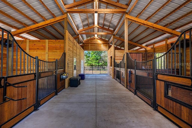 view of stable