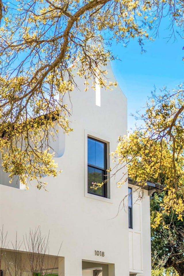 view of home's exterior featuring stucco siding