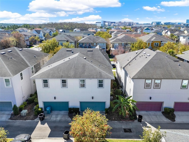 bird's eye view featuring a residential view