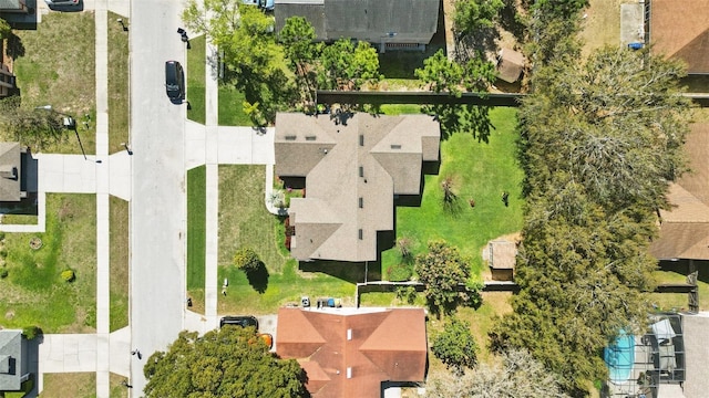 birds eye view of property featuring a residential view