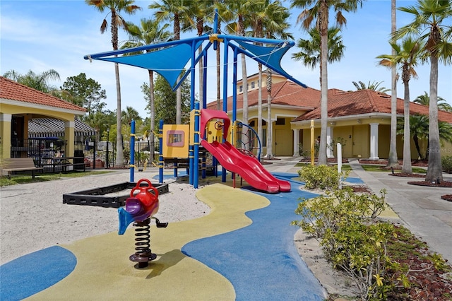 view of communal playground