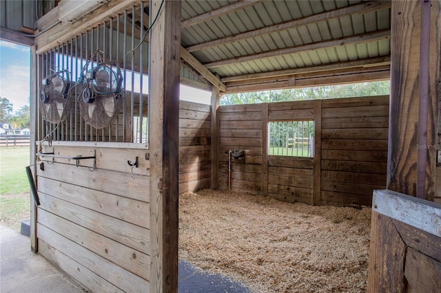 view of stable