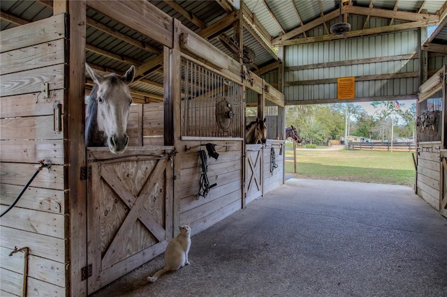 view of stable