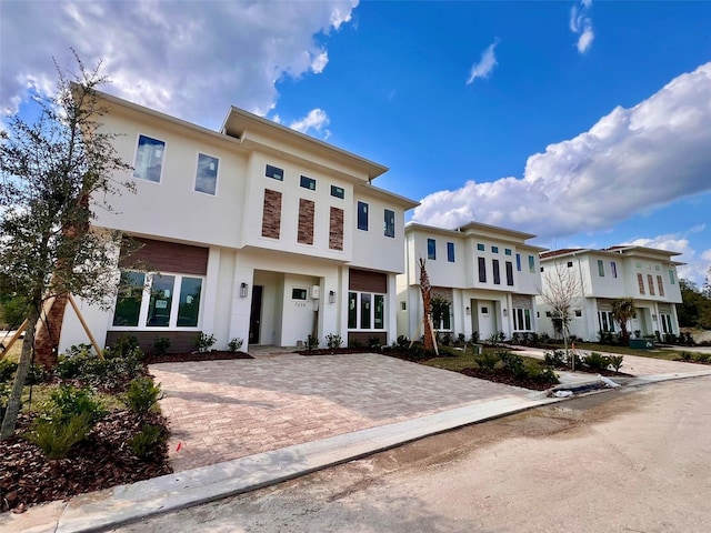 view of property with stucco siding