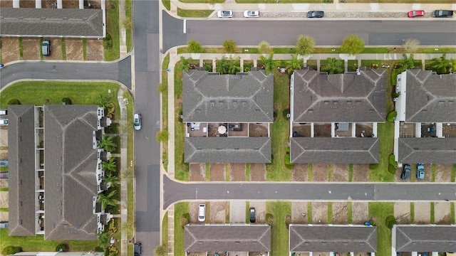 aerial view featuring a residential view