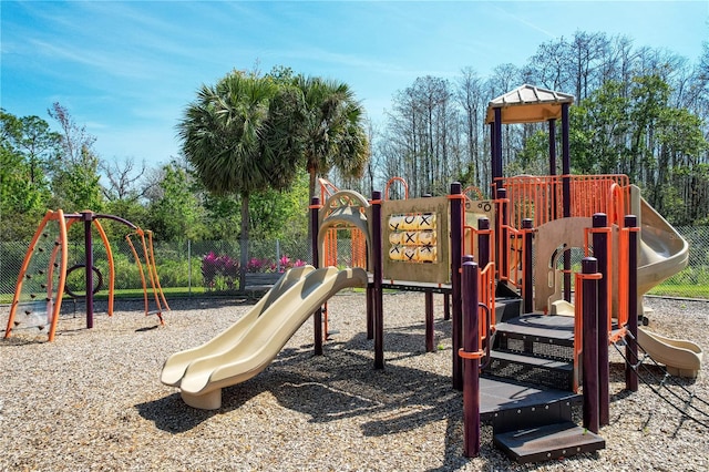 view of communal playground