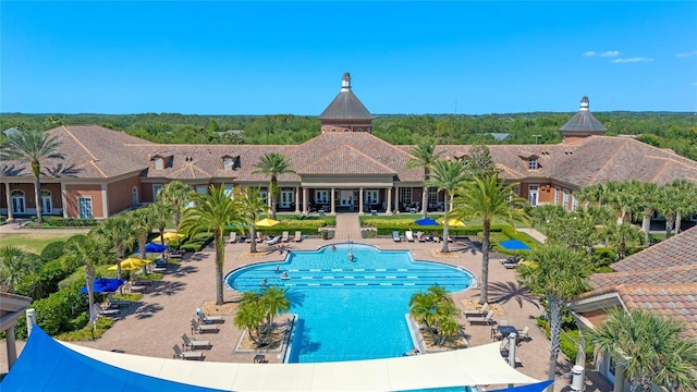 pool featuring a patio