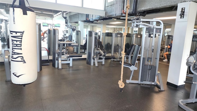 view of exercise room