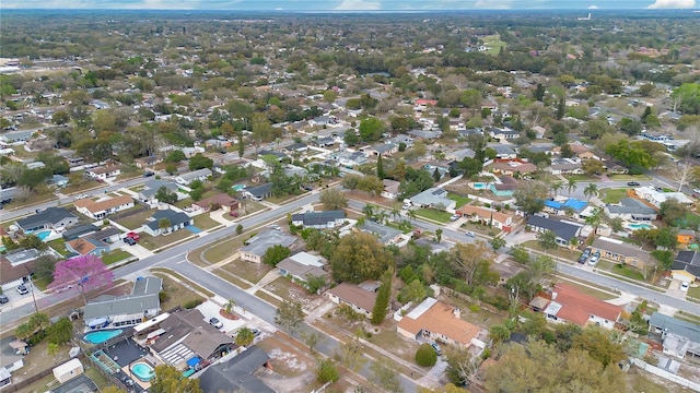 bird's eye view featuring a residential view